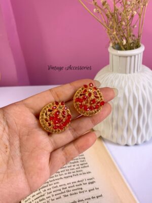 Studs - Maroon