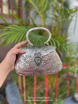 Indian Silver Clutch