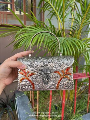 Indian Silver Clutch