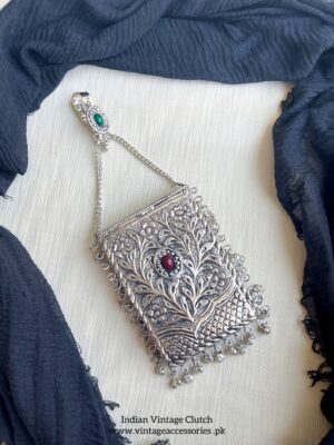 Indian Silver Clutch